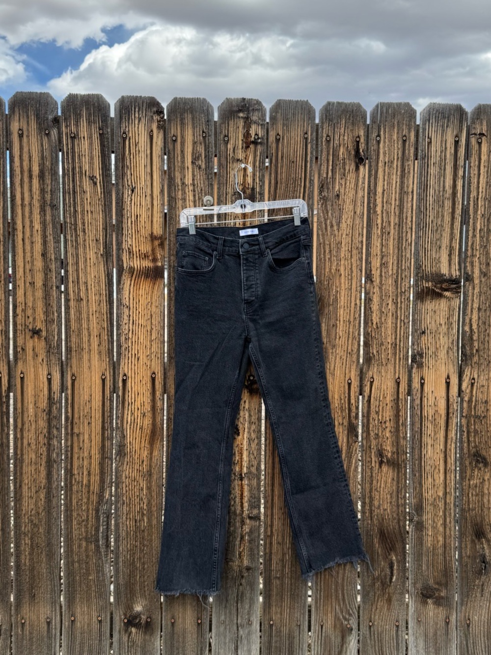 Anine Bing | Women's Black Straight-Leg Jeans, size 28